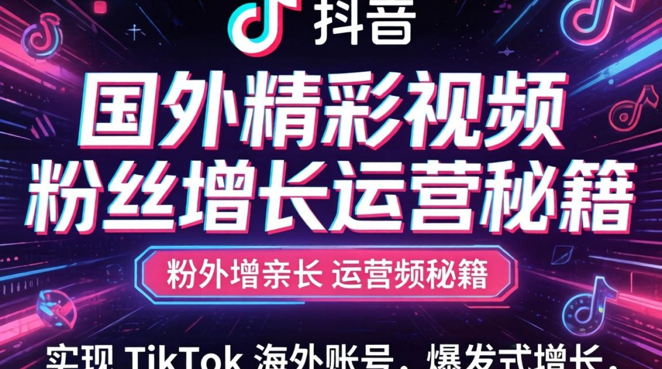 TikTok 国外精彩视频 粉丝增长运营秘籍