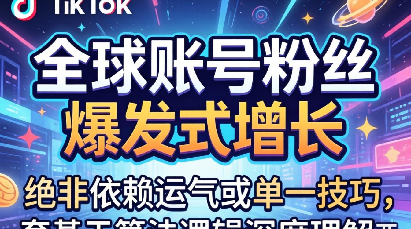 TikTok 无水印版 app 全球账号粉丝增长秘籍