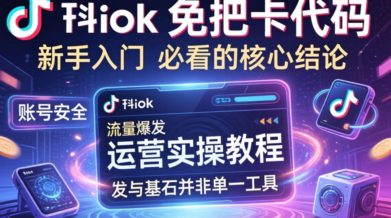 TikTok 免把卡代码怎么操作