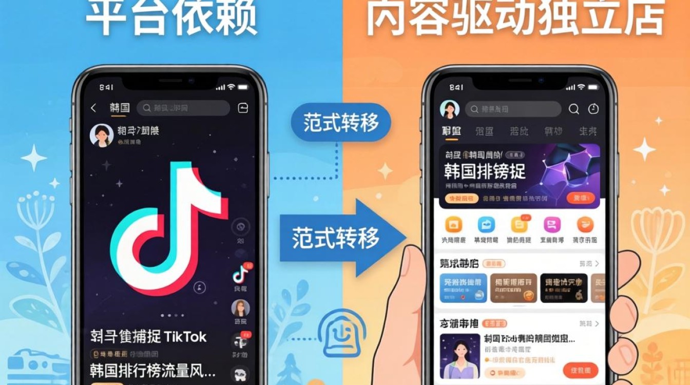 TikTok 韩国排行榜独立站建站海外电商指南
