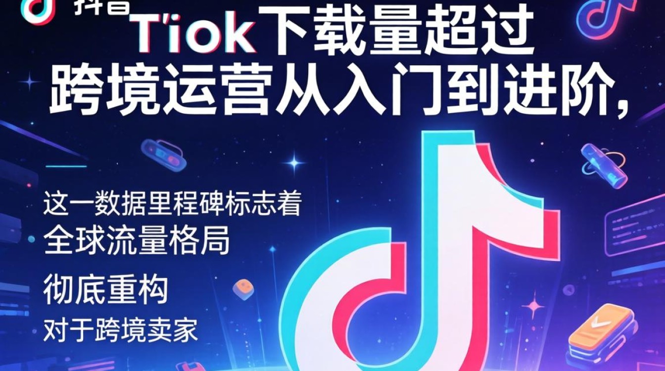 TikTok 下载量超过跨境运营从入门到进阶