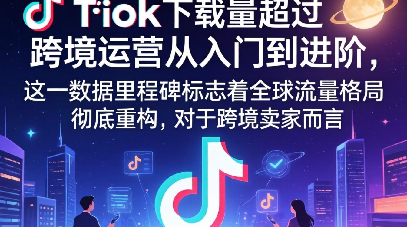 TikTok 下载量超过跨境运营从入门到进阶
