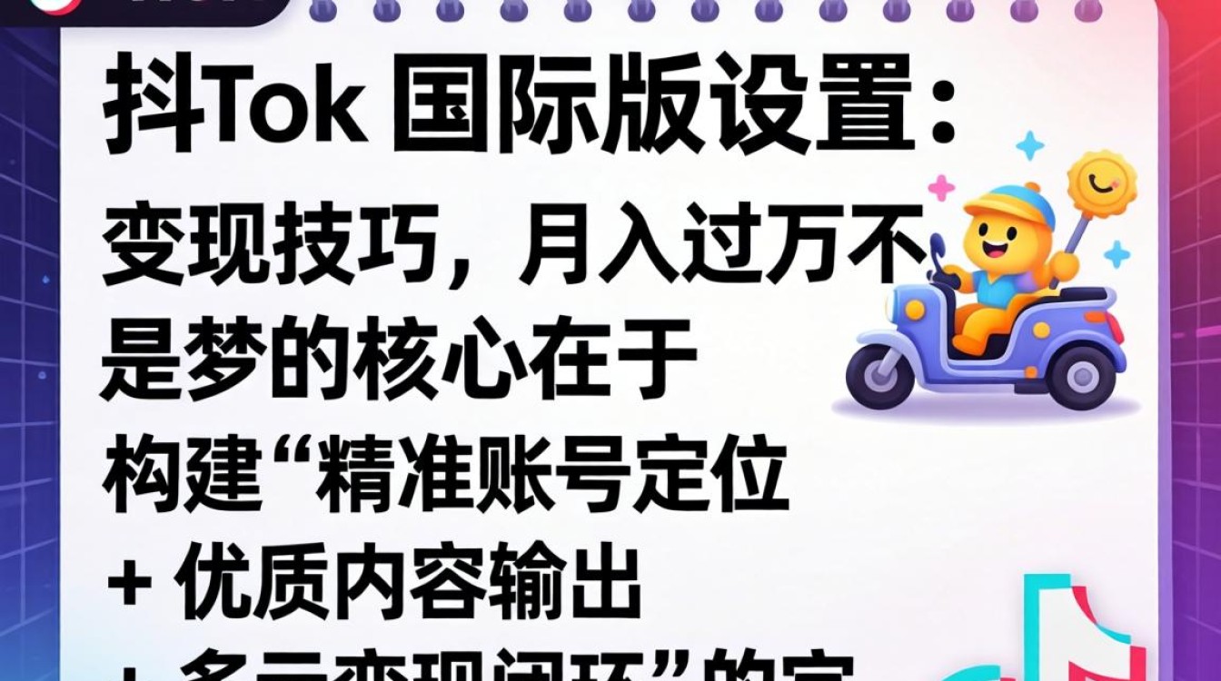 TikTok 国际版怎么设置变现