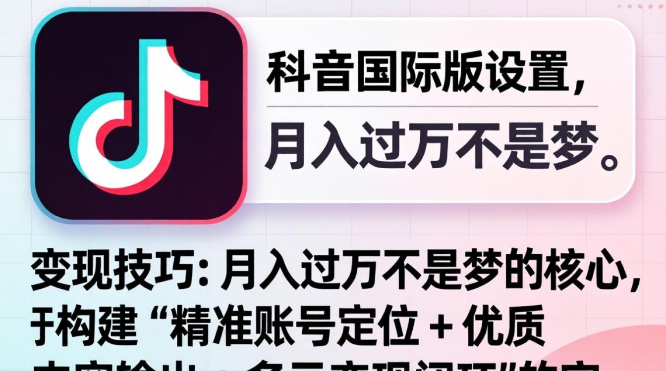 TikTok 国际版怎么设置变现