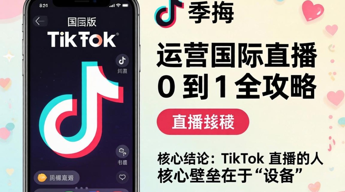 直播运营 iPhone 国际版 TikTok 从 0 到 1 全攻略