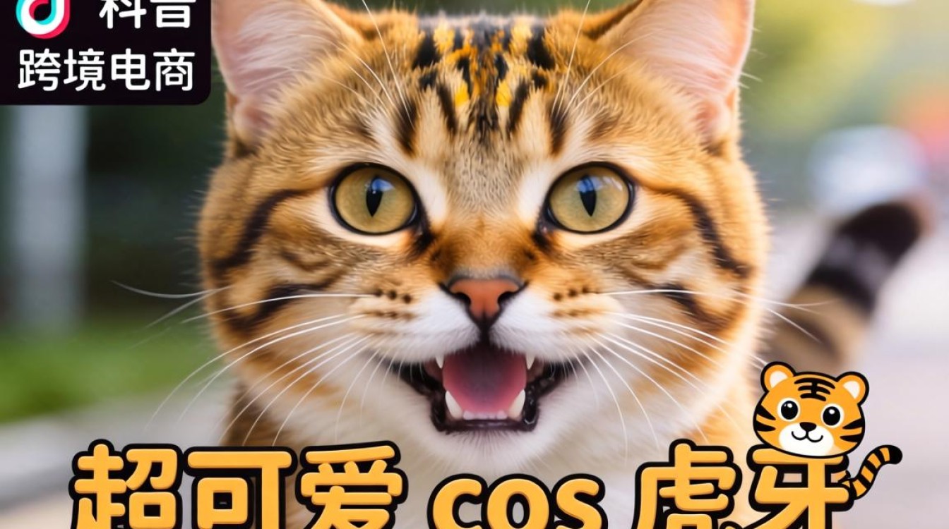 TikTok 超可爱 cos 虎牙怎么做