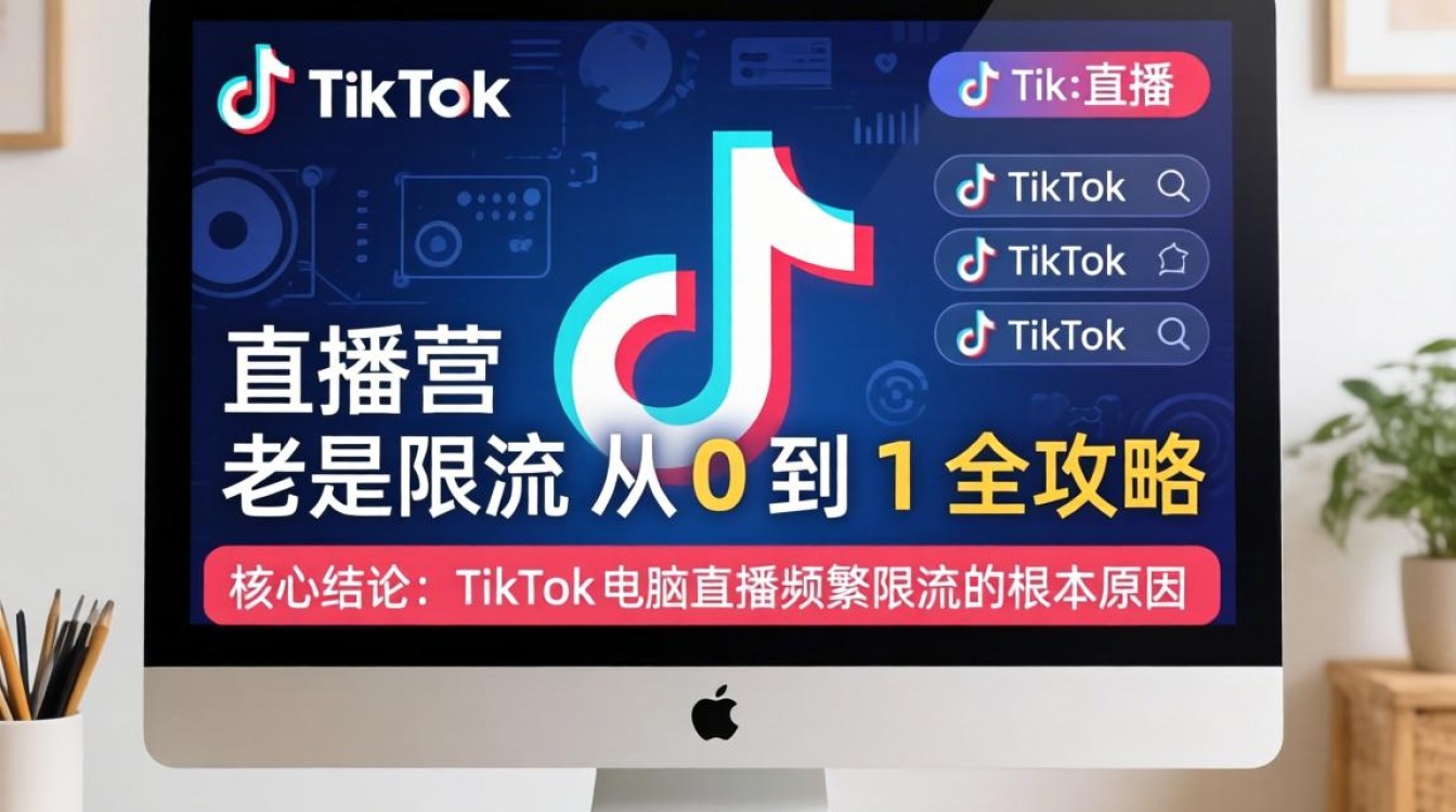 电脑直播TikTok老是限流怎么办