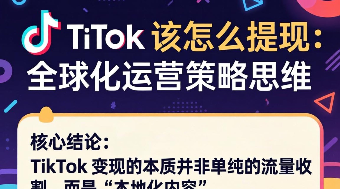 TikTok 提现流程与全球运营策略