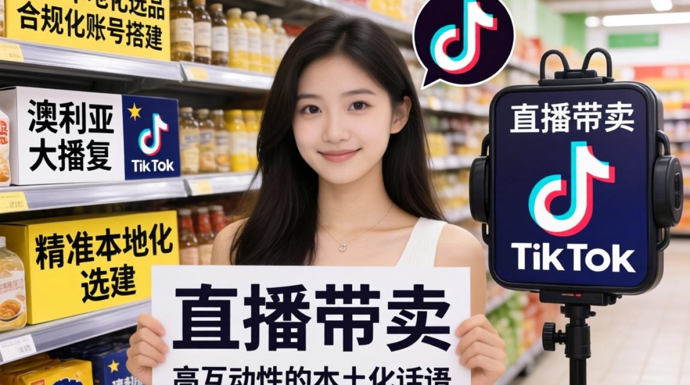 直播带货澳大利亚的tiktok实战技巧教程