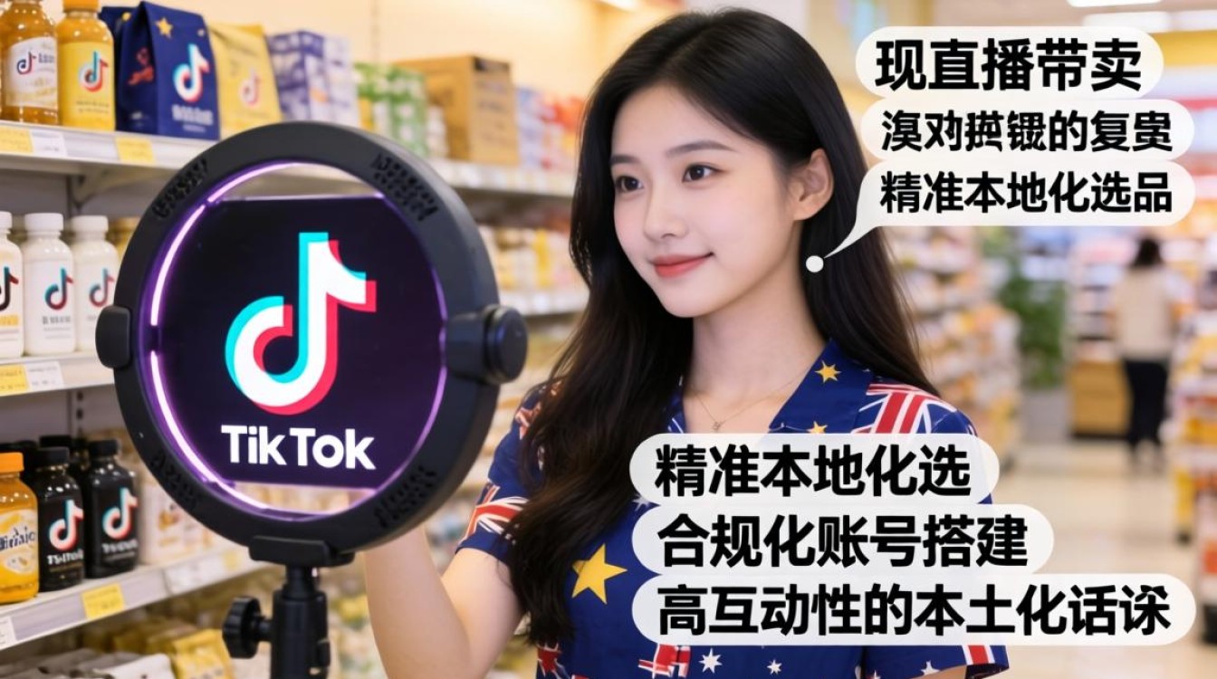 直播带货澳大利亚的tiktok实战技巧教程
