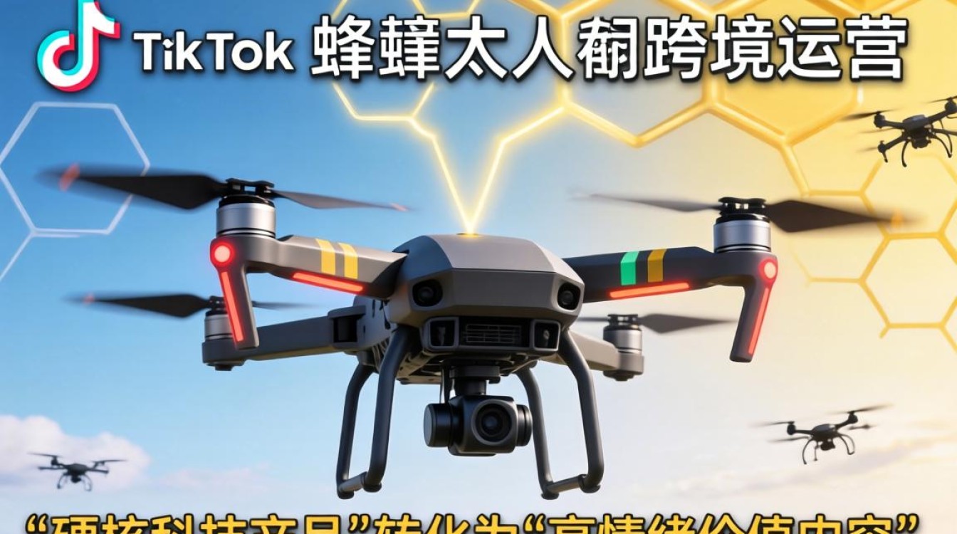 TikTok 蜂巢无人机 跨境运营从入门到进阶