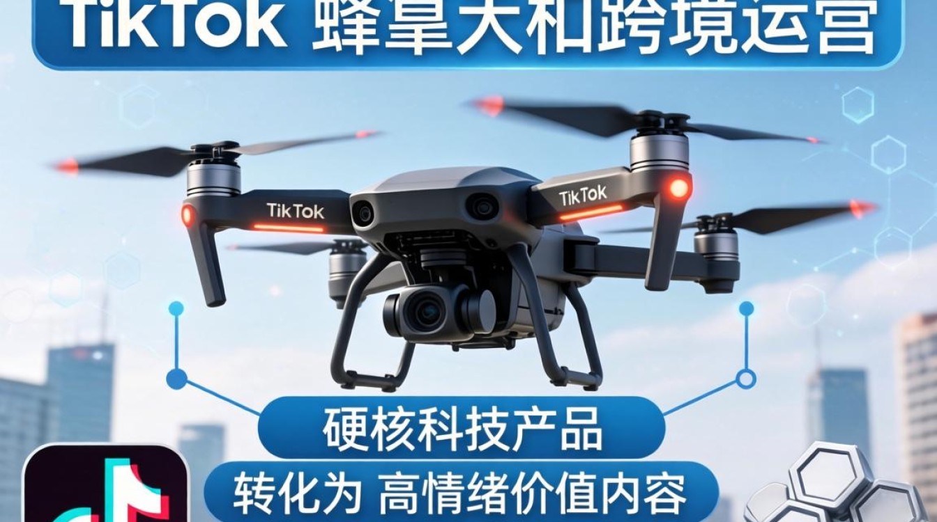 TikTok 蜂巢无人机 跨境运营从入门到进阶