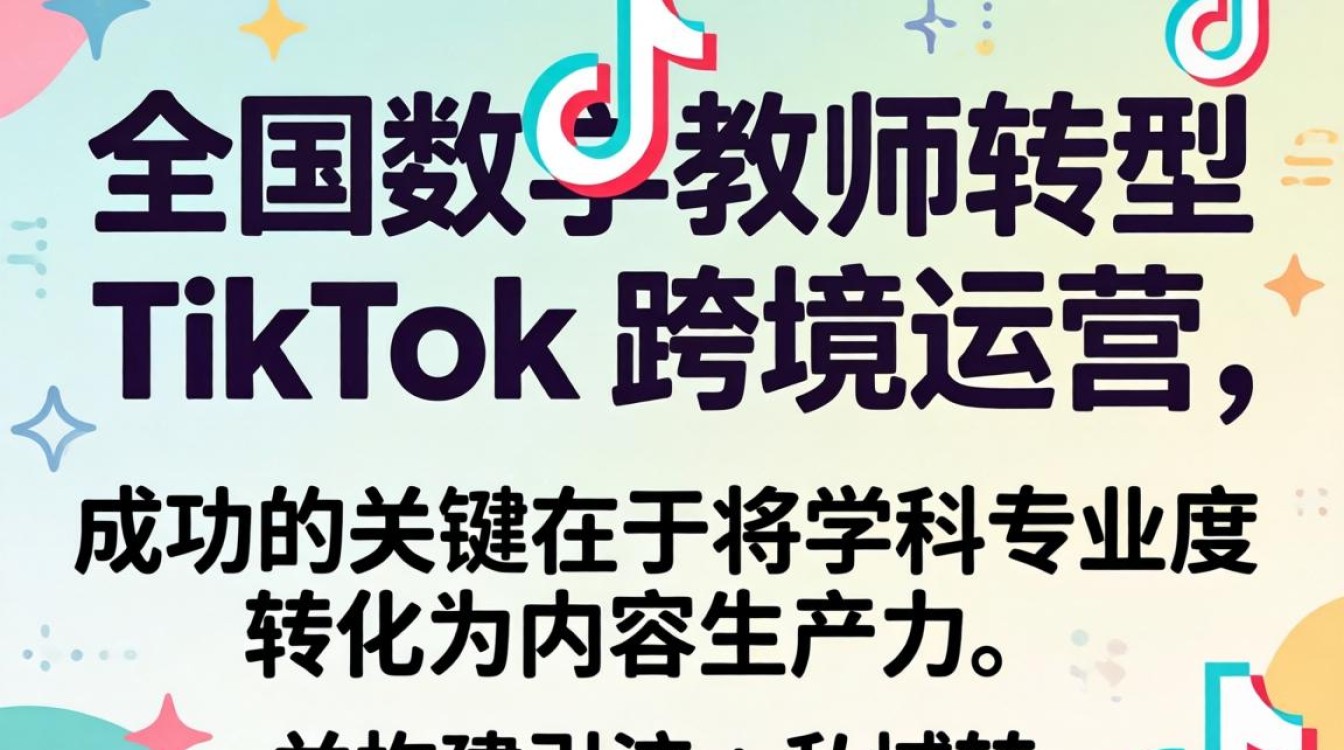 TikTok 全国数学老师跨境运营从入门到进阶,TikTok 数学老师如何跨境运营,TikTok 跨境运营 TikTok 全国数学老师跨境运营从入门到进阶