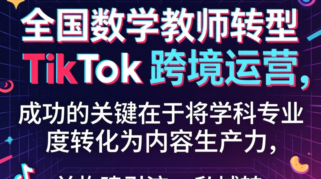 TikTok 全国数学老师跨境运营从入门到进阶,TikTok 数学老师如何跨境运营,TikTok 跨境运营 TikTok 全国数学老师跨境运营从入门到进阶