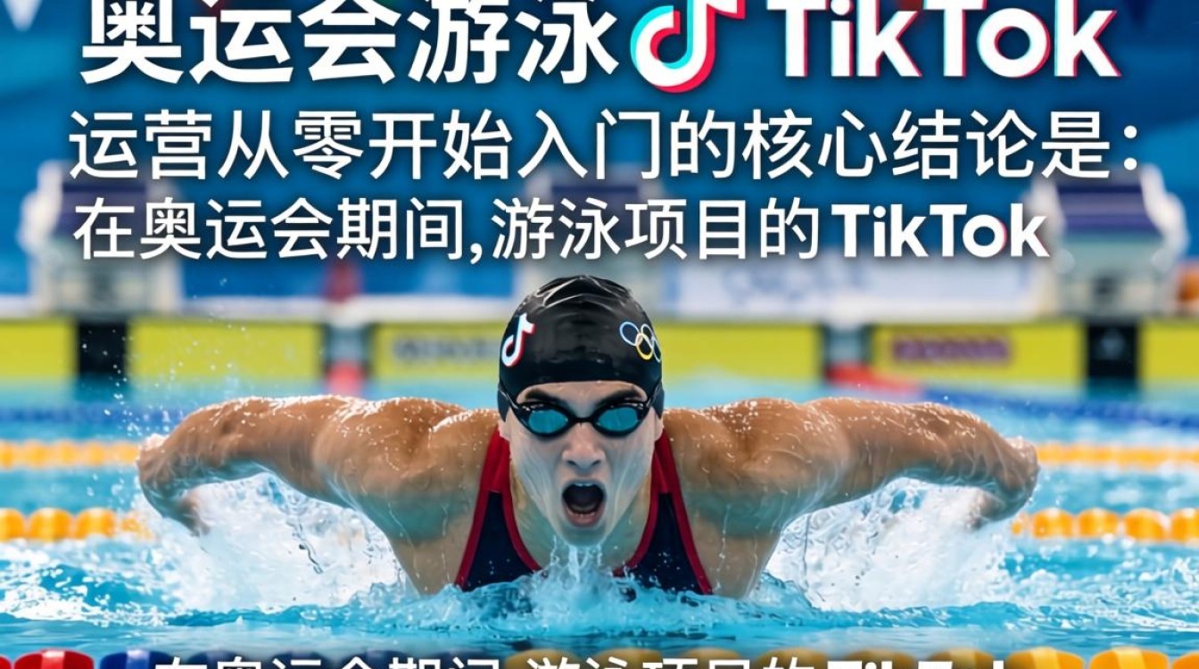 新媒体奥运会游泳 TikTok 运营从零开始入门