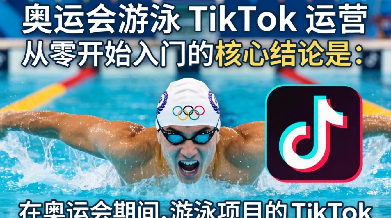新媒体奥运会游泳 TikTok 运营从零开始入门
