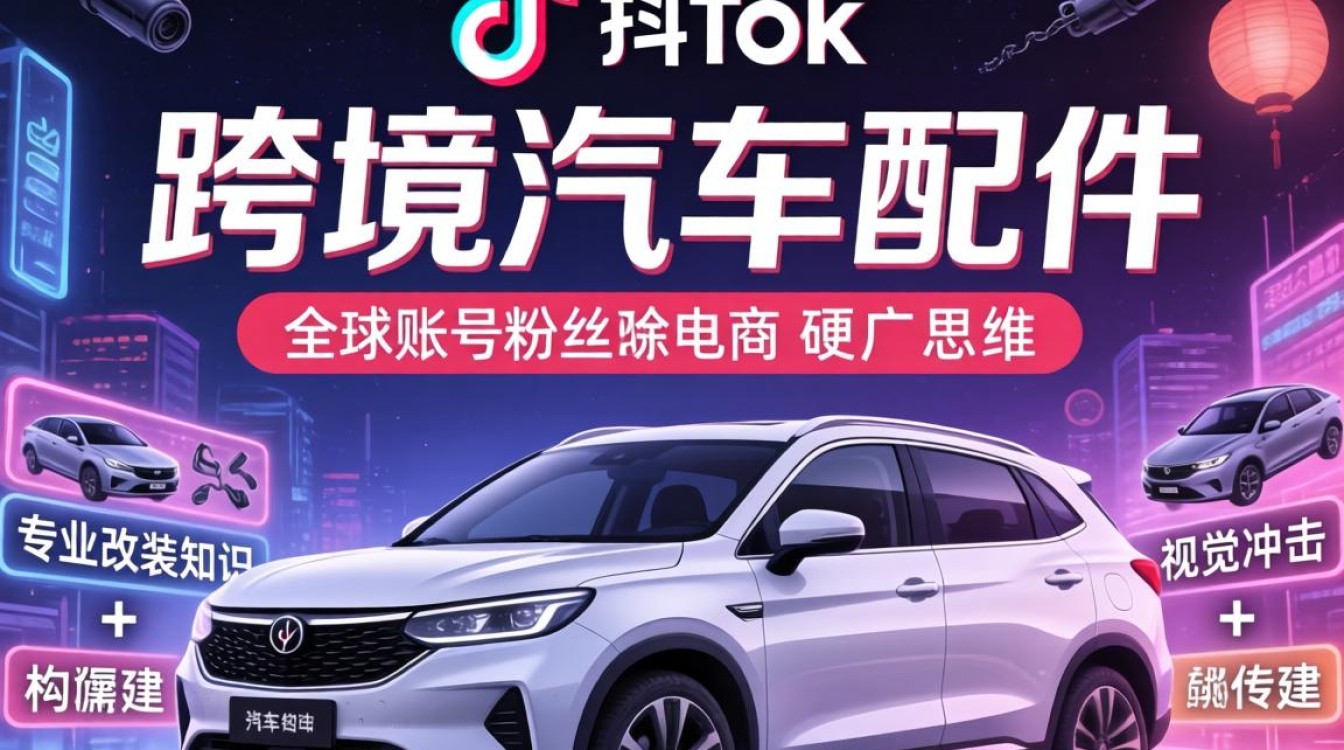TikTok 跨境汽车配件全球账号粉丝增长秘籍