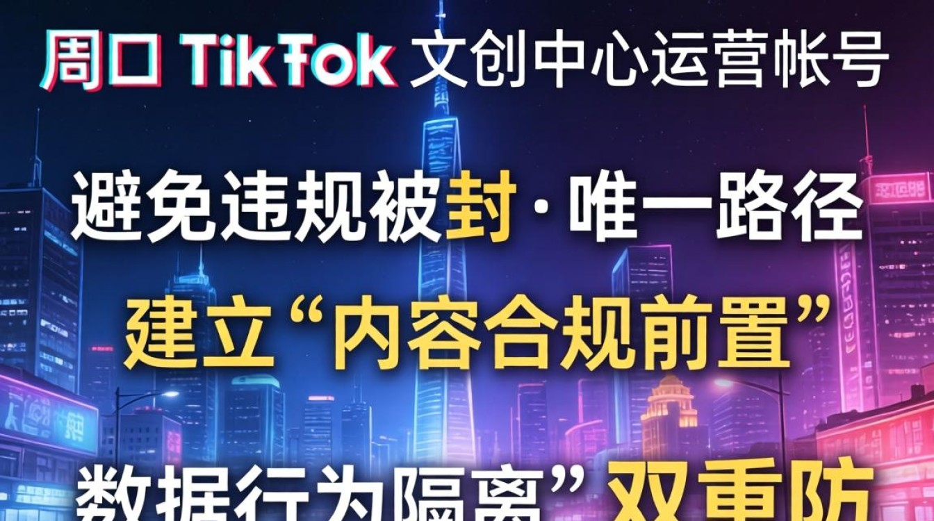 周口tiktok文创中心如何避免违规被封