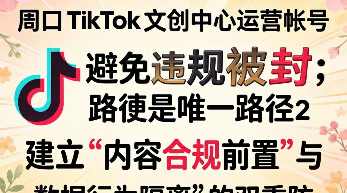 周口tiktok文创中心如何避免违规被封
