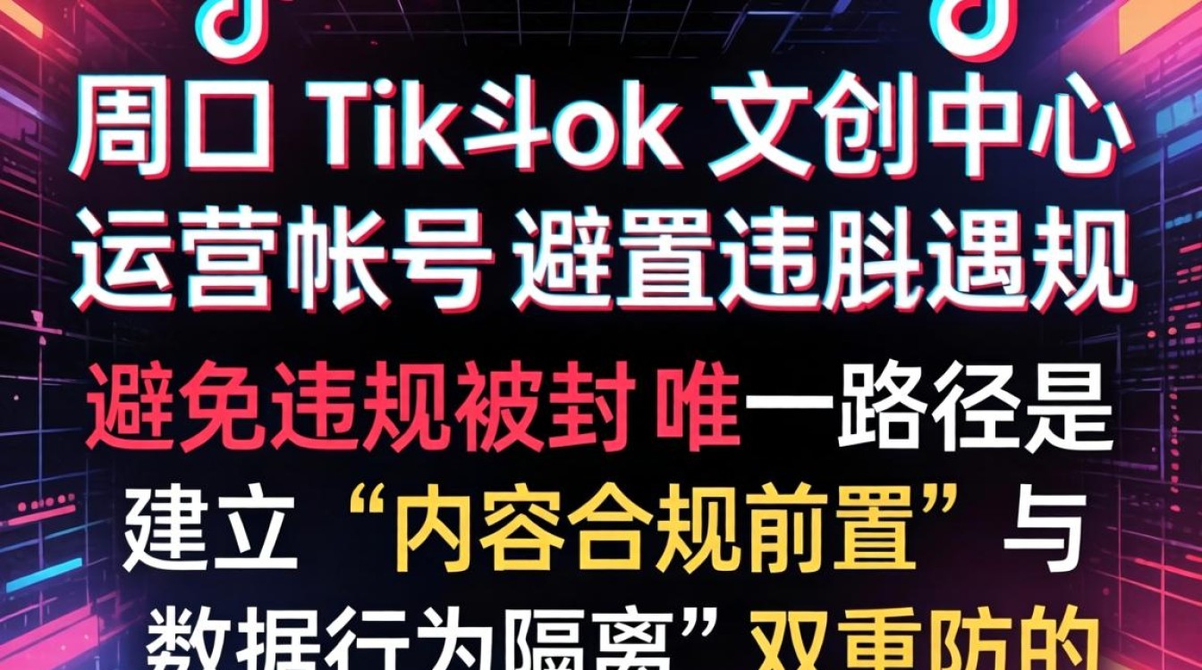 周口tiktok文创中心如何避免违规被封