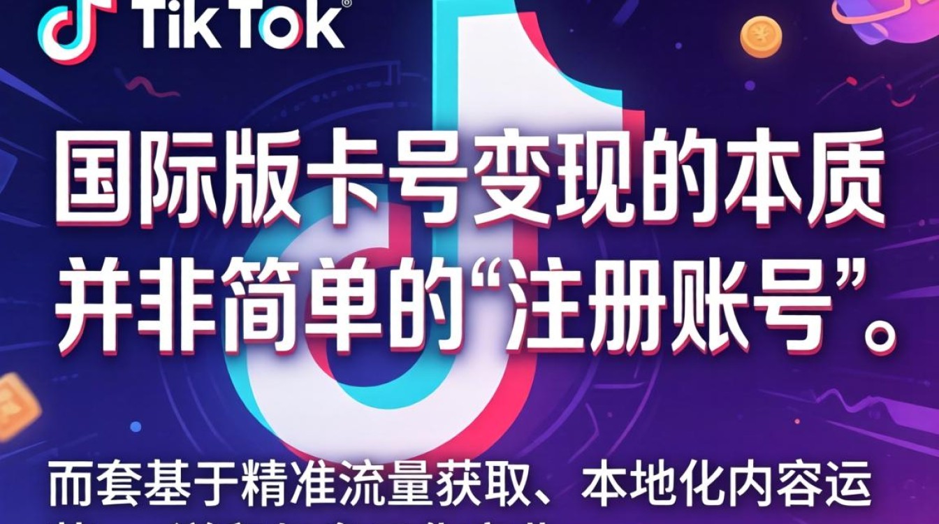 TikTok 国际版卡号变现技巧,月入过万不是梦,TikTok 卡号怎么变现,TikTok 变现方法 TikTok 国际版卡号变现技巧