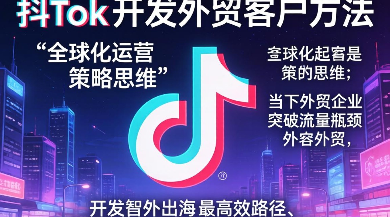 TikTok 开发外贸客户方法
