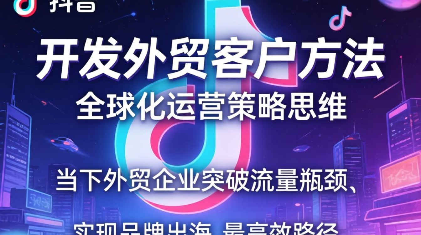 TikTok 开发外贸客户方法