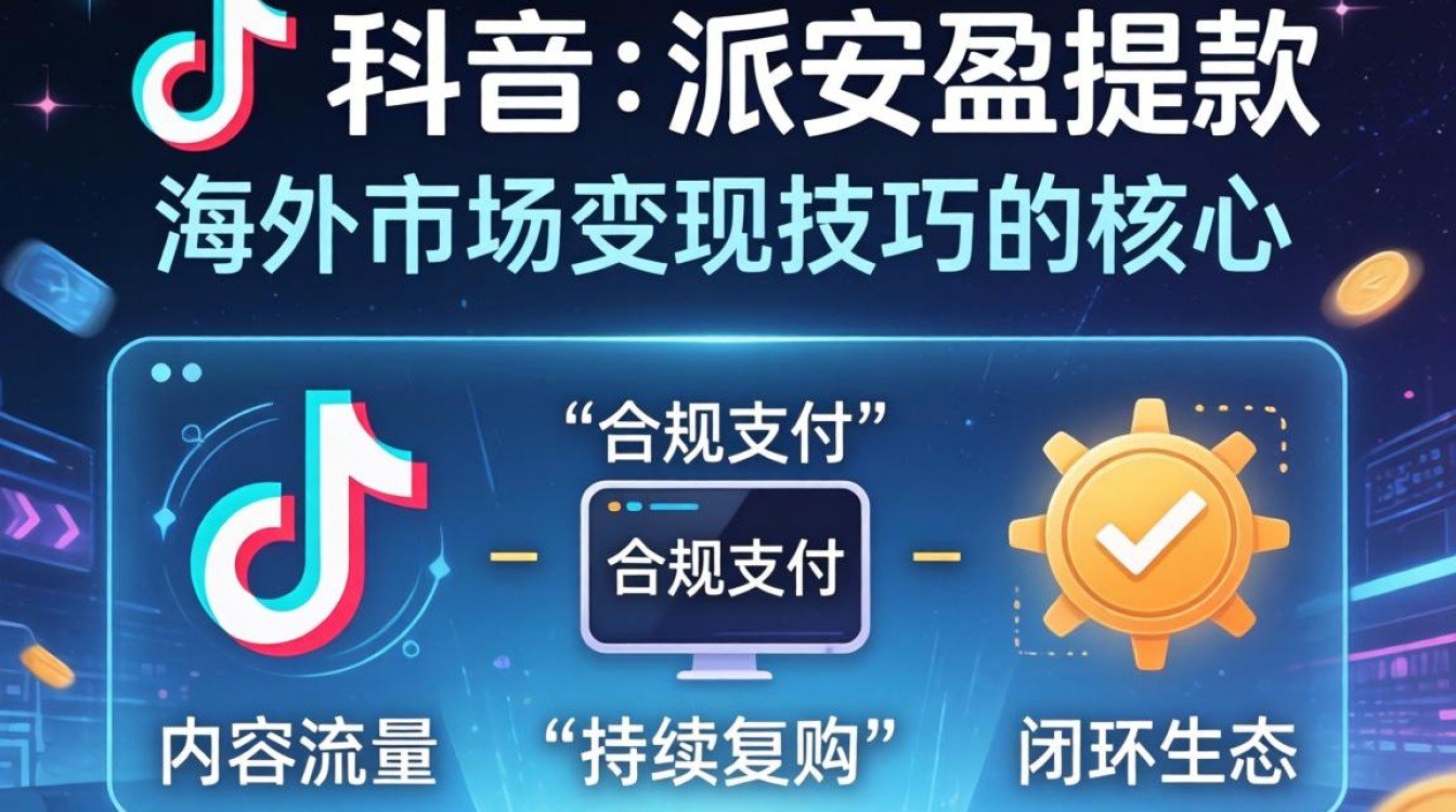 TikTok 海外变现技巧与派安盈提现流程
