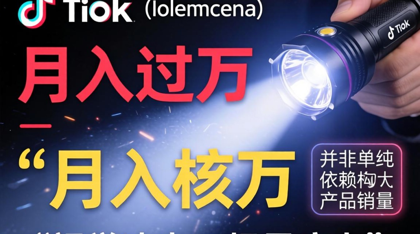 TikTok 手电筒变现技巧月入过万