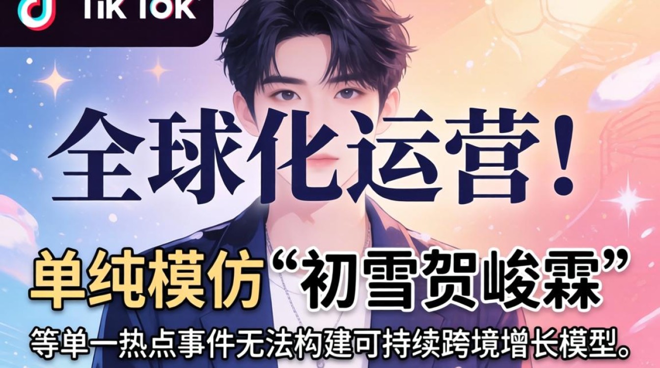 TikTok 初雪贺峻霖出海运营指南