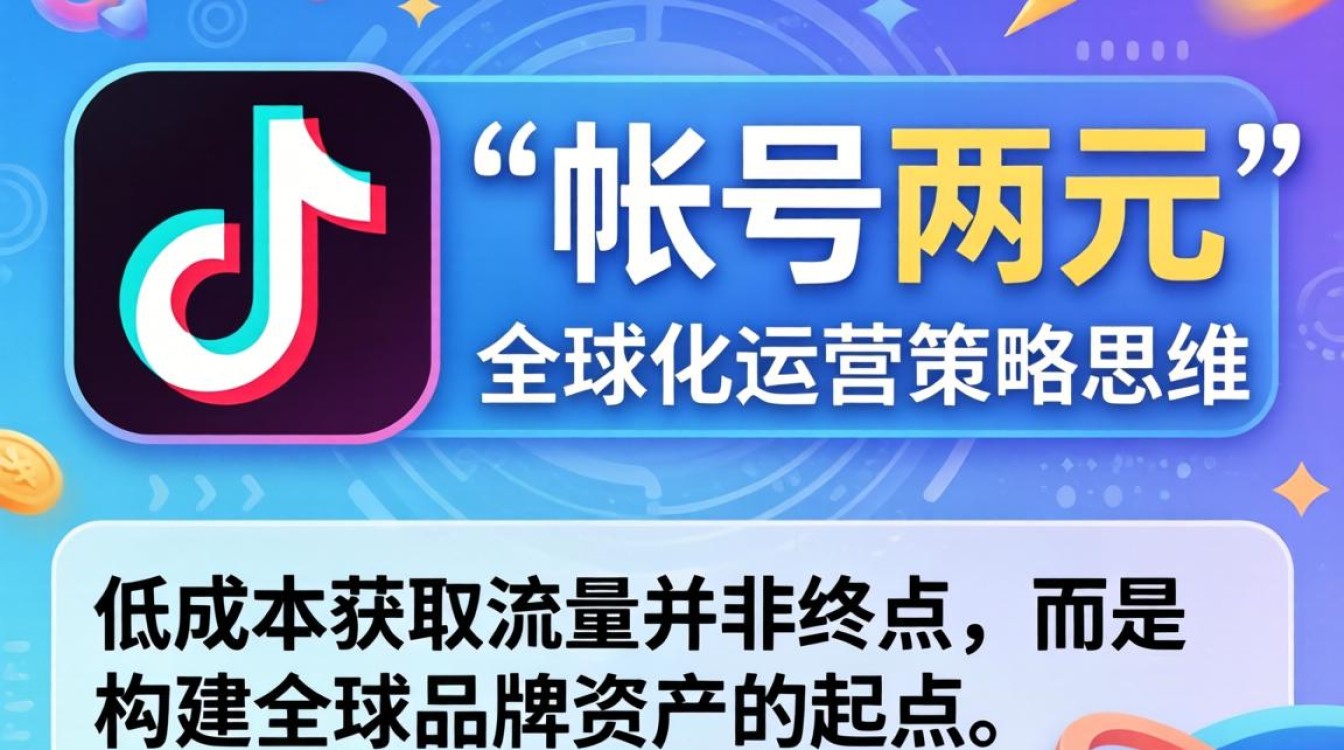 TikTok 账号价格及全球化运营策略
