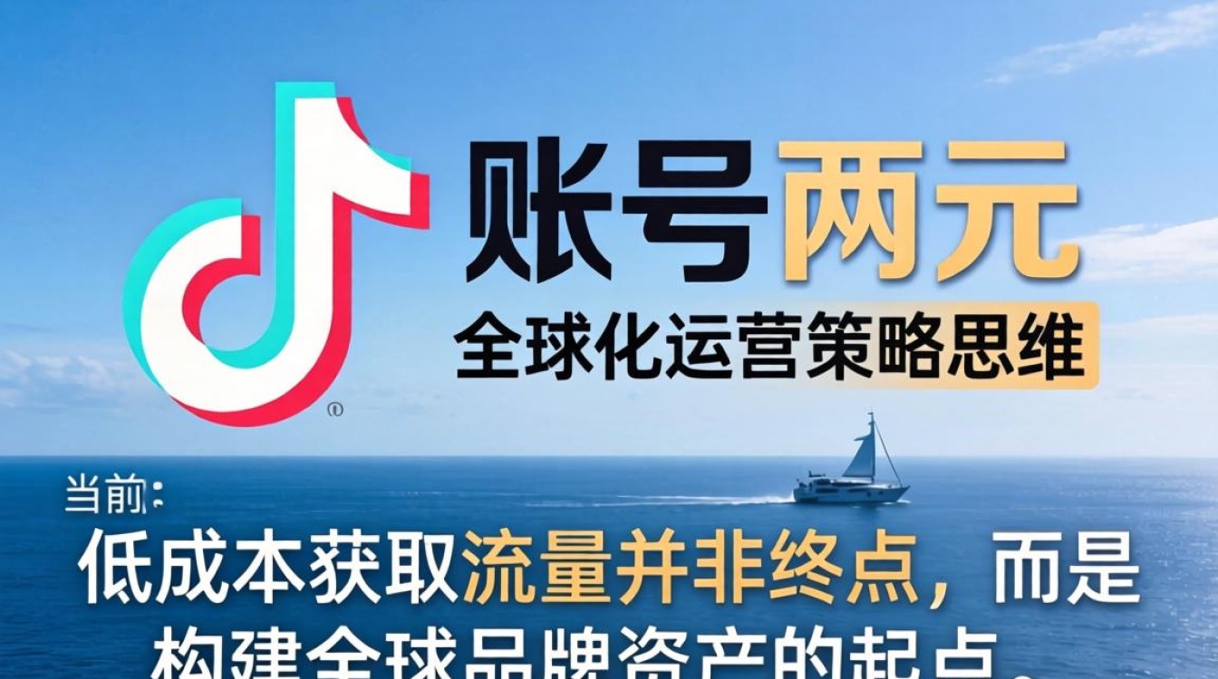 TikTok 账号价格及全球化运营策略