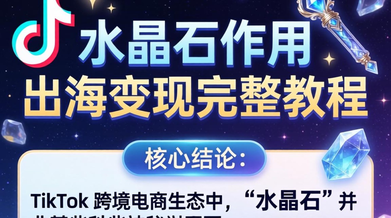 TikTok 水晶石作用是什么