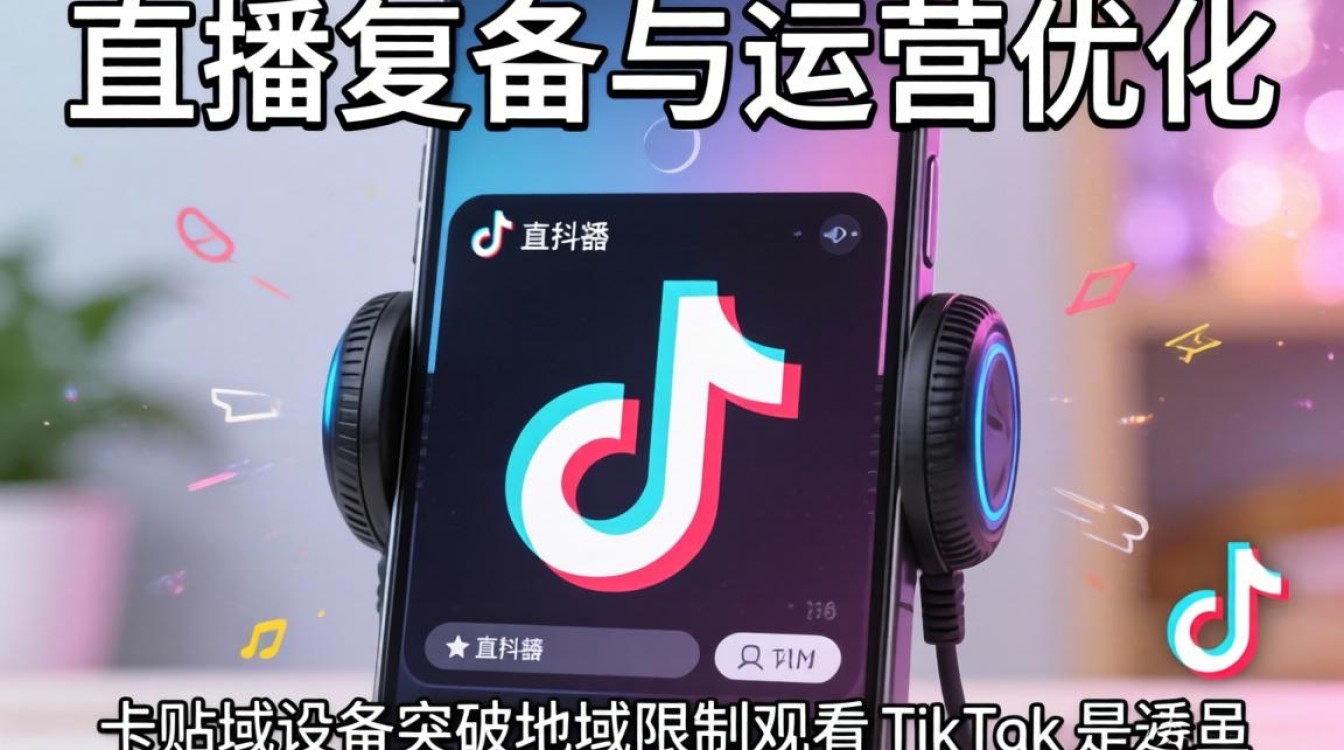 直播复盘用卡贴能看tiktok