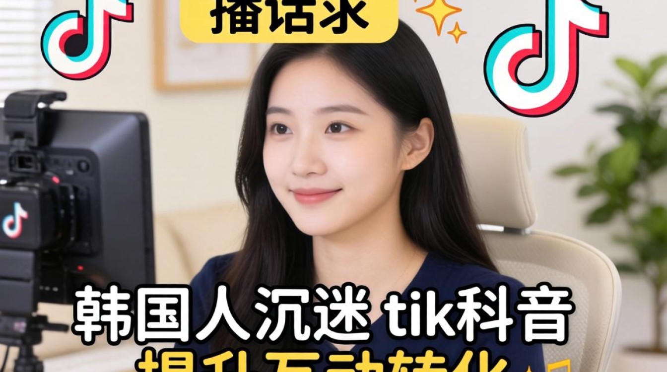 直播话术韩国人沉迷tiktok