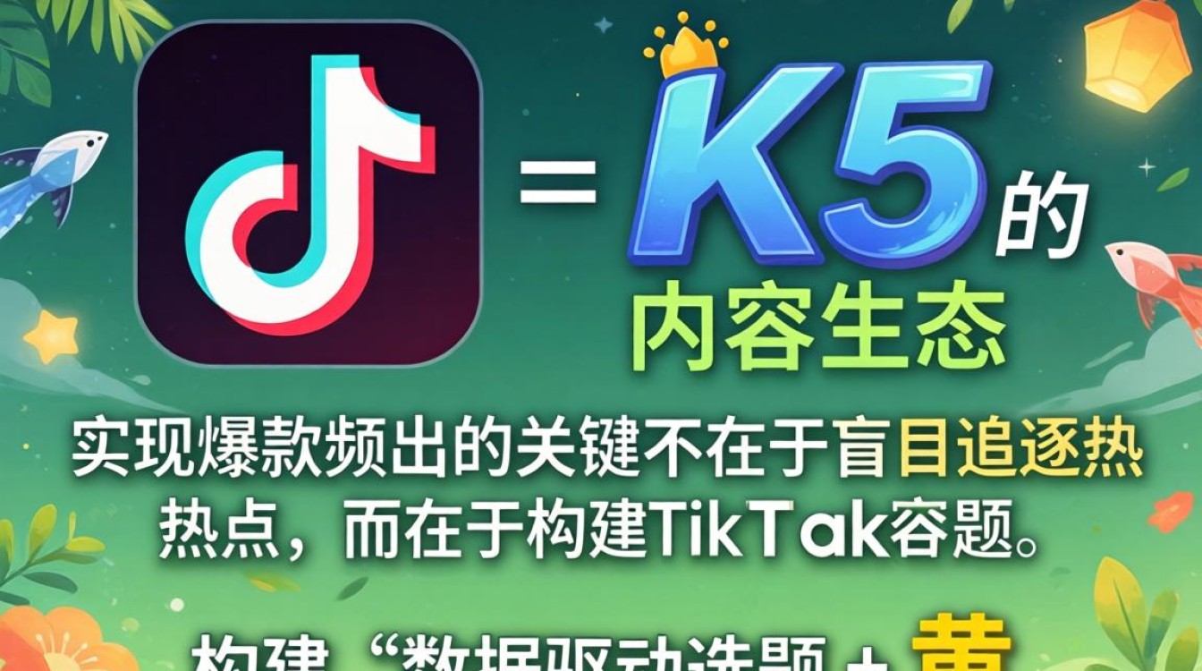 TikTok 和 k5 内容创作技巧