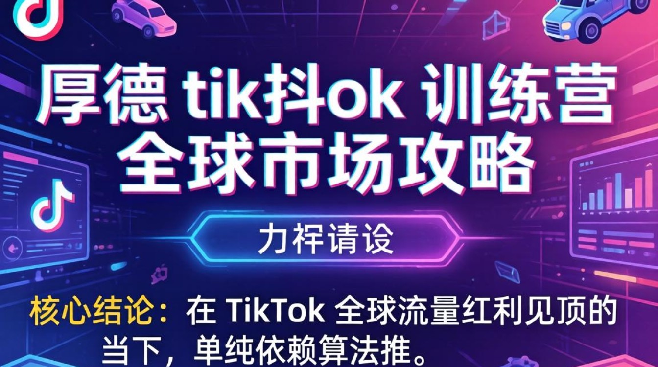 跨境出海厚德TikTok训练营怎么做