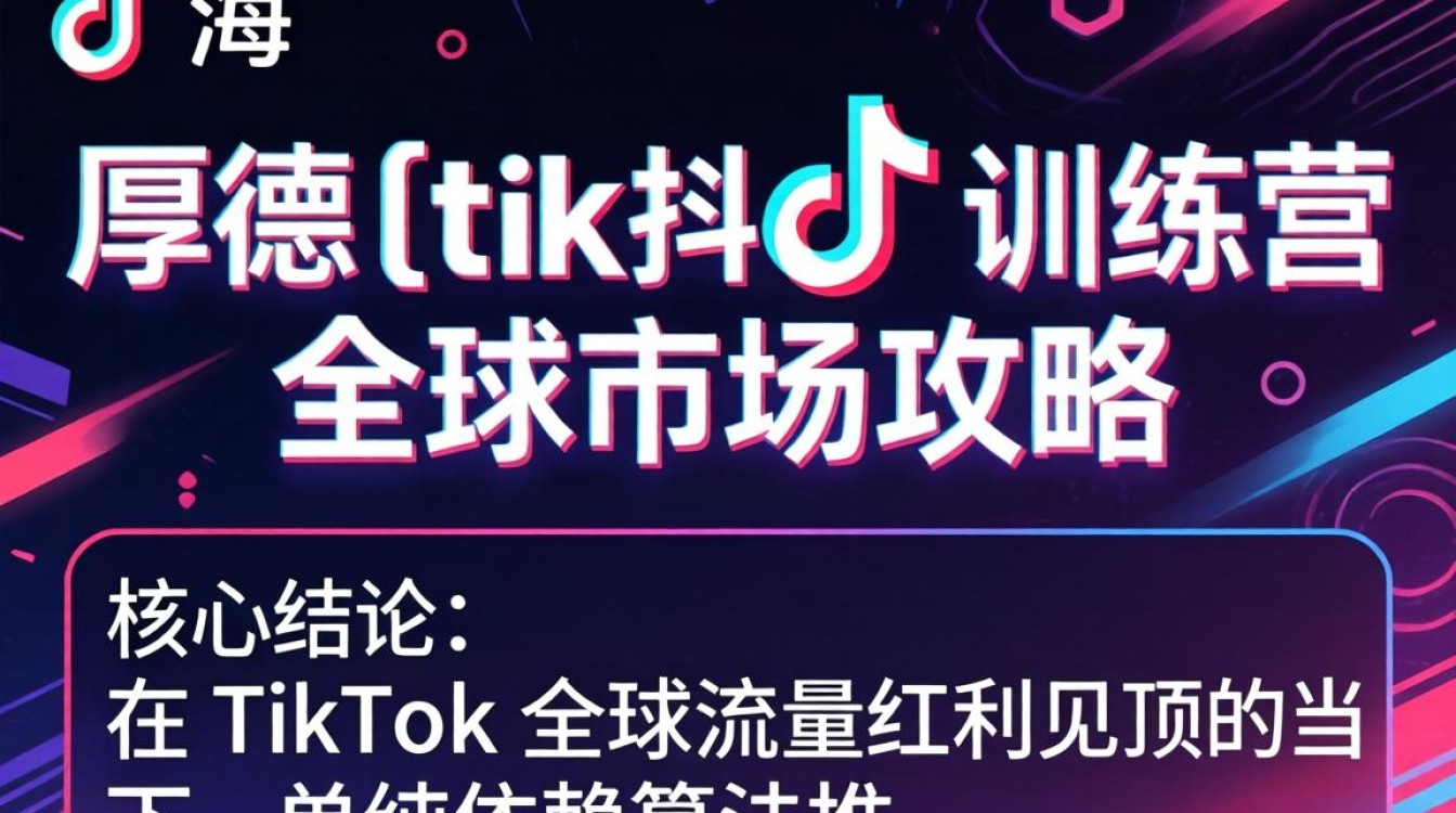 跨境出海厚德TikTok训练营怎么做