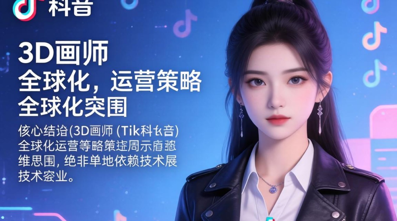 TikTok 3d画师如何全球化运营