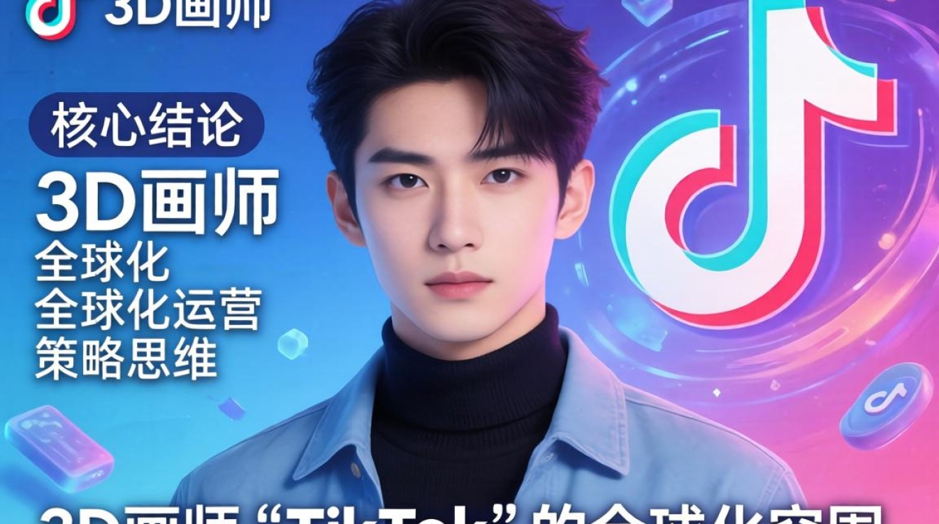 TikTok 3d画师如何全球化运营