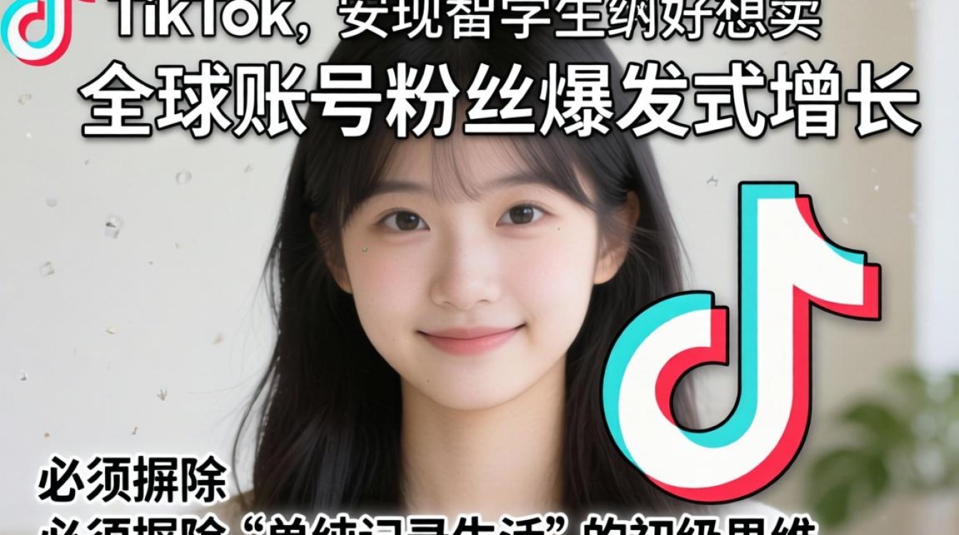 TikTok 女留学生 全球账号粉丝增长秘籍