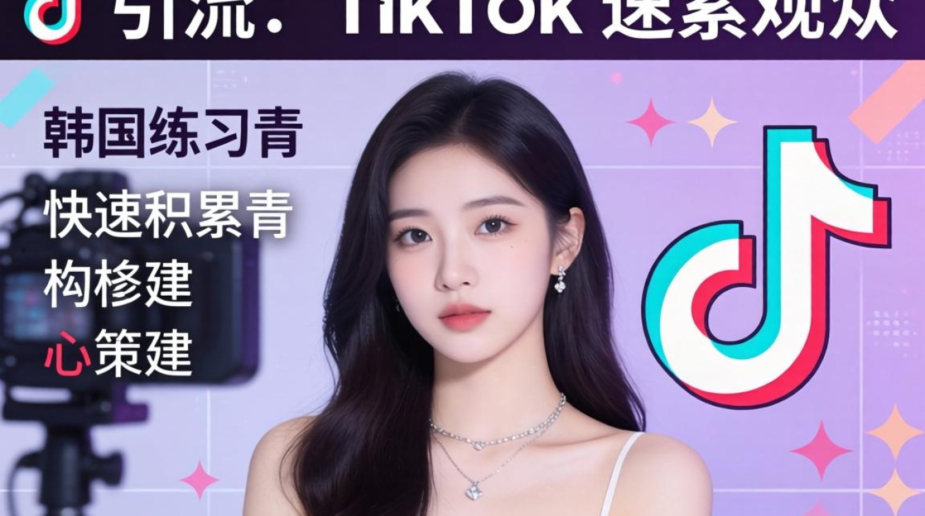 直播引流韩国练习生 TikTok 快速积累观众