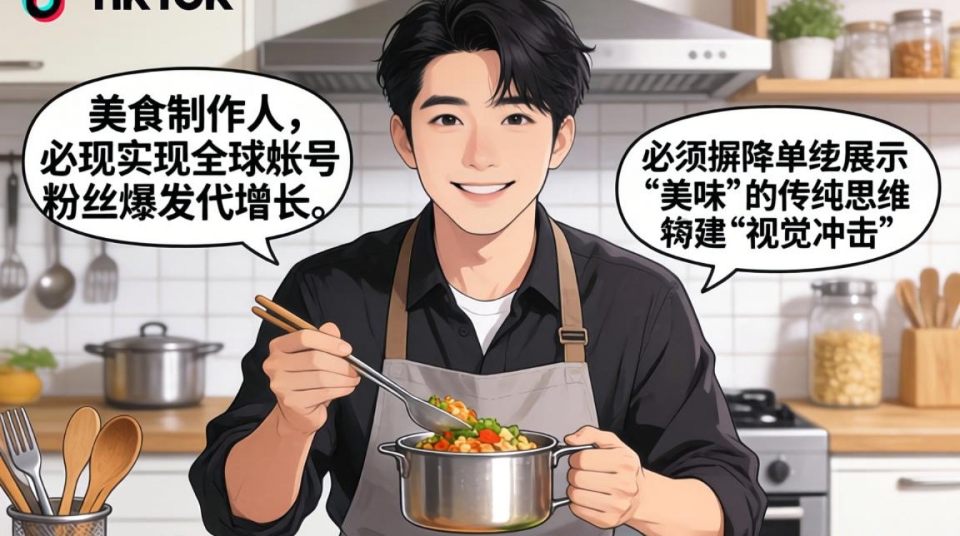 TikTok 美食制作人 全球账号粉丝增长秘籍,如何快速涨粉,TikTok 粉丝增长技巧 TikTok 美食制作人 全球账号粉丝增长秘籍
