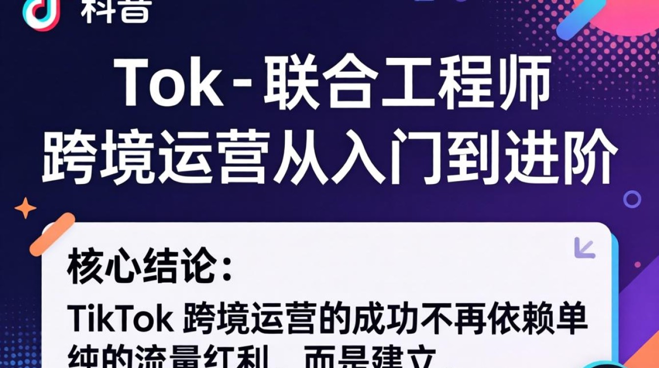 TikTok 联合工程师跨境运营从入门到进阶
