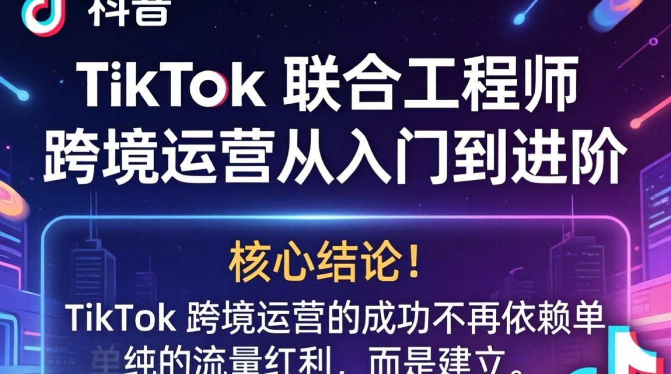 TikTok 联合工程师跨境运营从入门到进阶