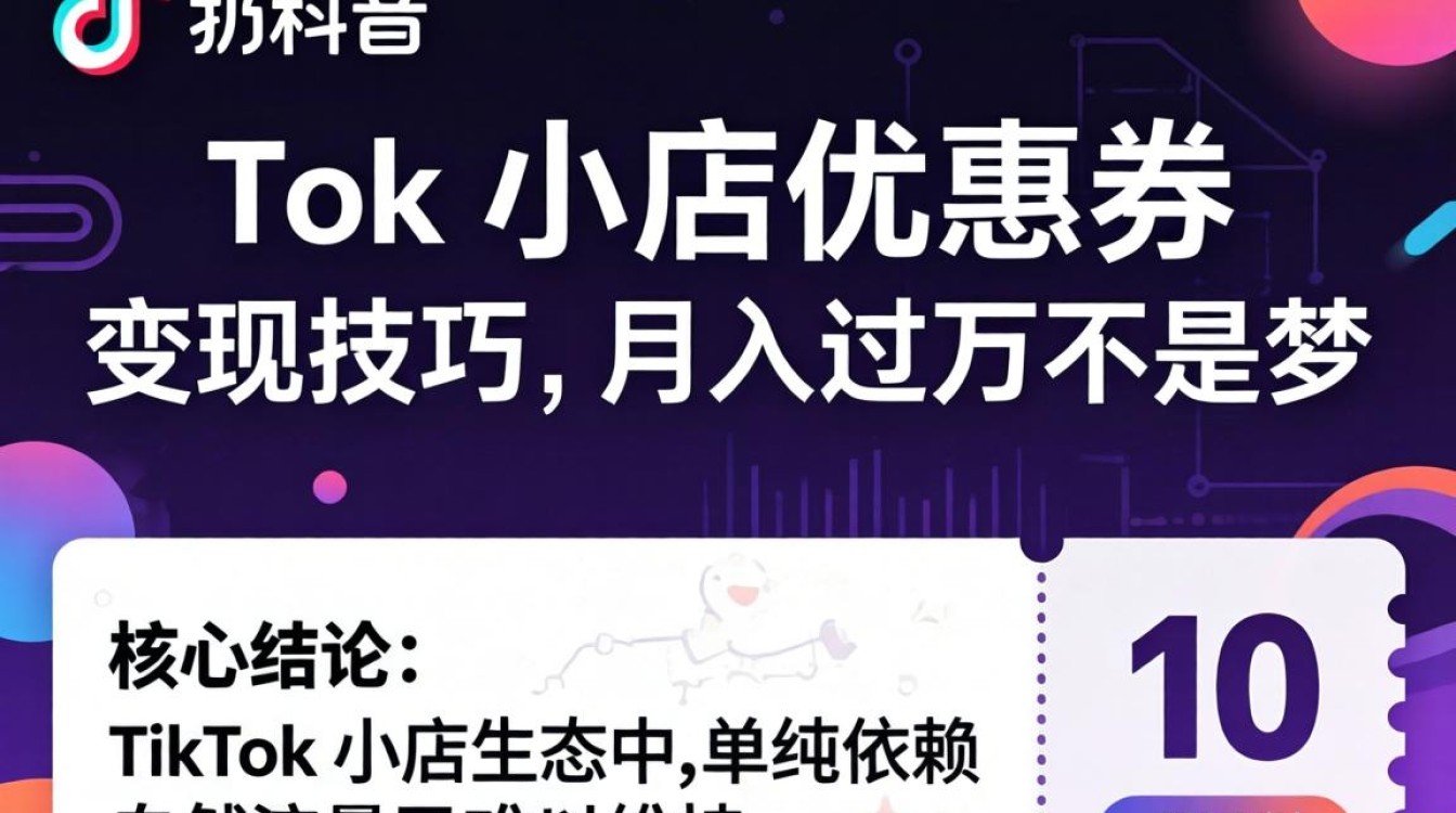 TikTok 小店优惠券月入过万技巧