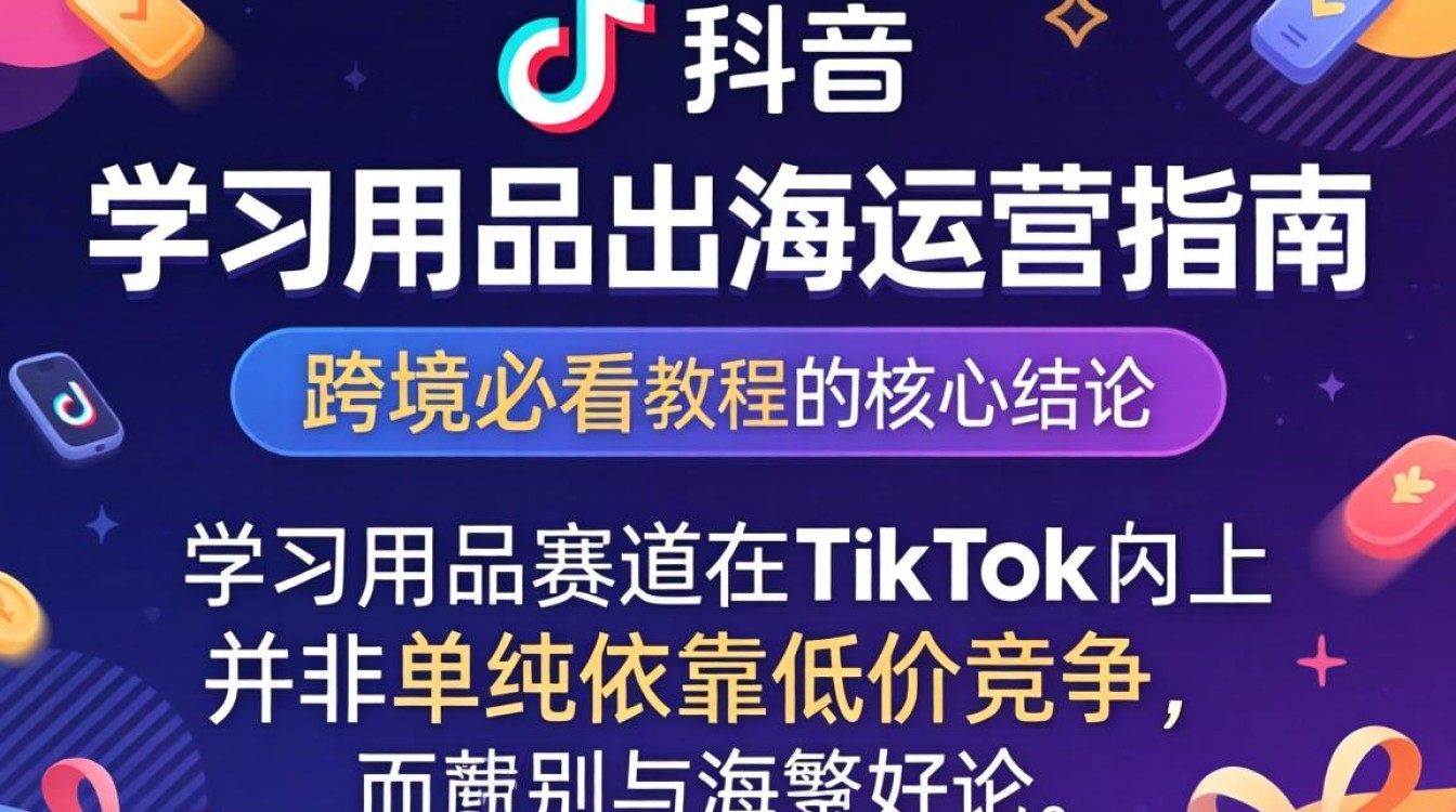 TikTok 学习用品 出海运营指南