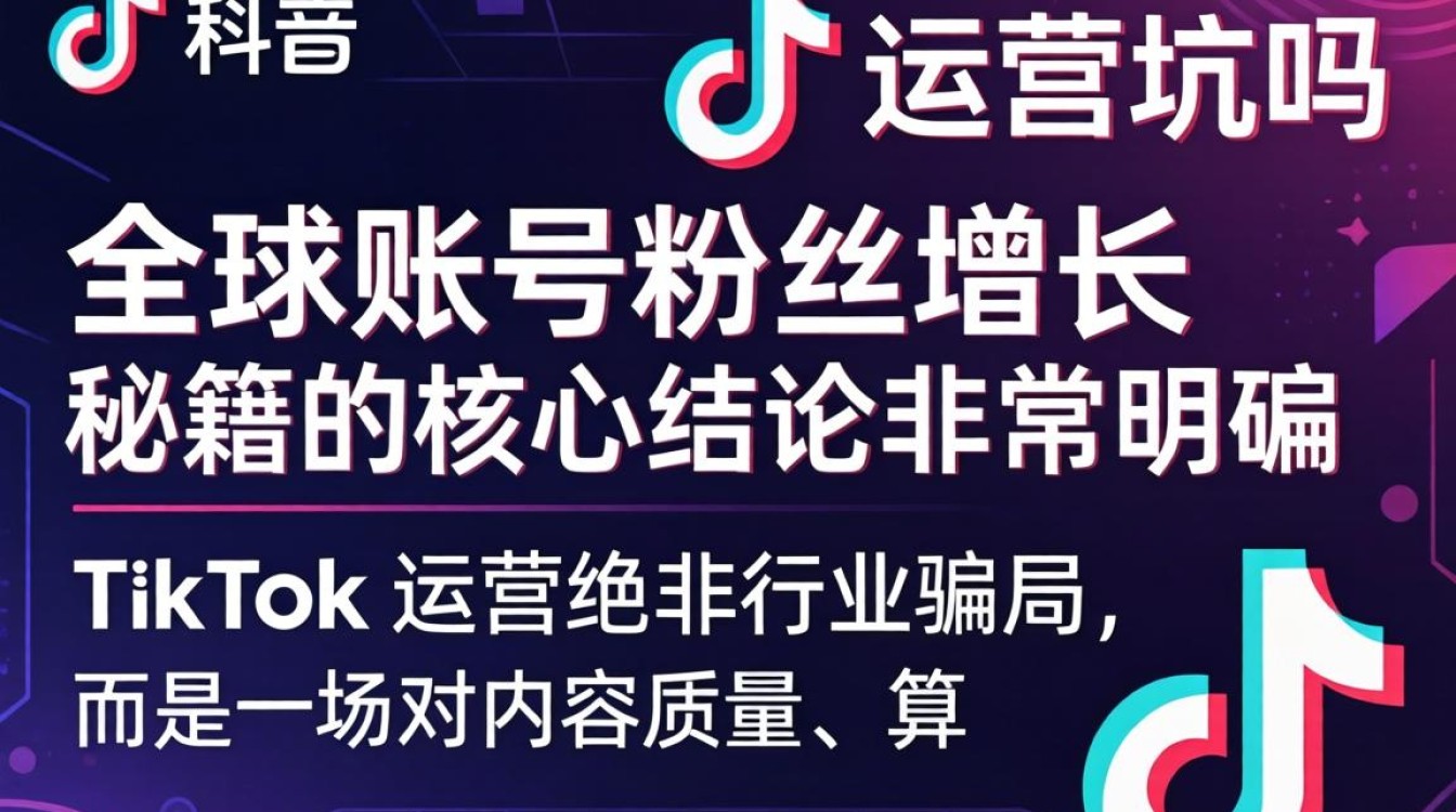 TikTok 运营是坑吗