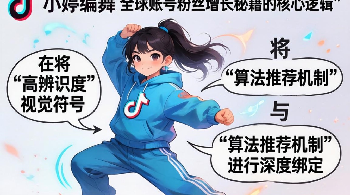 TikTok 小婷编舞全球账号粉丝增长秘籍,如何快速涨粉? TikTok 小婷编舞全球账号粉丝增长秘籍