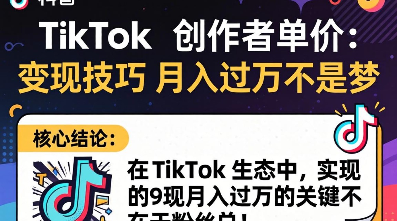 TikTok 创作者单价 变现技巧